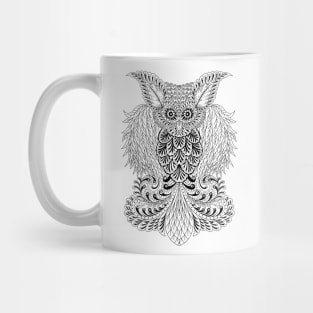 Strigiformes Animal Black Mug